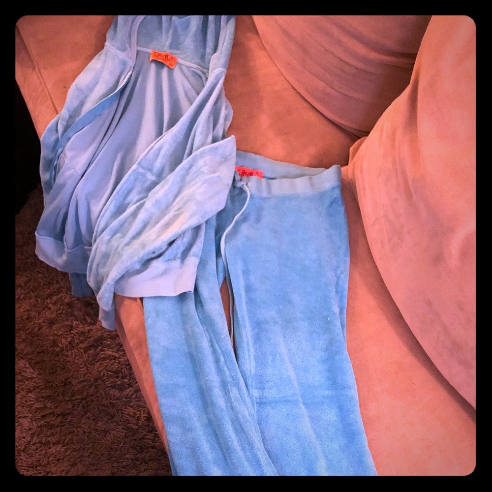 Juicy Couture terrycloth tracksuit!